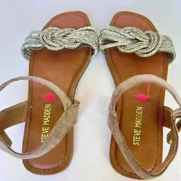 NEW! Steve Madden Adore Sparkle Sandals - Picture 4 of 5